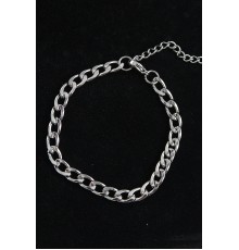 316L Çelik Kalın Klasik Model Gümüş Renk Erkek Bileklik