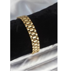 316L Çelik Gold Renk 12 mm Kalınlık Erkek Bileklik