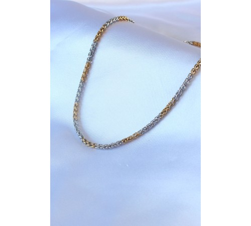 316L Çelik Mix Renk Kalın Zincir Model Erkek Kolye