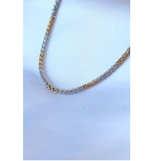 316L Çelik Mix Renk Kalın Zincir Model Erkek Kolye