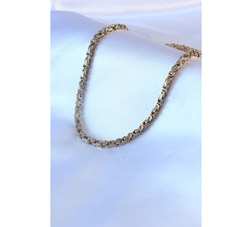 316L Çelik Mix Renk Kral Zincir Model Erkek Kolye