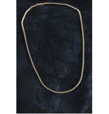 316L Çelik Örme Zincir Model Gold Renk Erkek Kolye