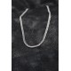 316L Çelik Gümüş Renk Curb Model Zincir Erkek Kolye