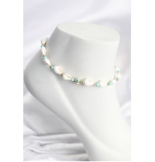 Deniz Kabuğu Nazar Boncuğu Detaylı Model Halhal