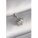 316L Çelik Gümüş Renk Zirkon Taşlı Güneş Tragus Piercing