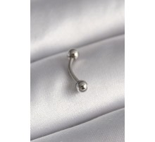 316L Çelik Gümüş Renk Topçuk Model Piercing