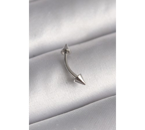 316L Çelik Gümüş Renk Çivi Model Piercing