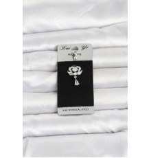316L Cerrahi Çelik Zirkon Taşlı Kanatlı Model Göbek Piercing