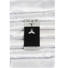316L Cerrahi Çelik Dolphin Kuyruk Model Göbek Piercing