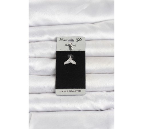 316L Cerrahi Çelik Dolphin Kuyruk Model Göbek Piercing