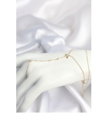 Gold Renk Yıldız Model Pirinç Kadın Şahmeran