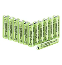 1800 mAh 1.2V AA Ni-Mh Şarj Edilebilir Pil 12 Adet