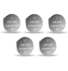 Yuma CR1225 Süper Lityum 3V 5’li Kart Düğme Pil