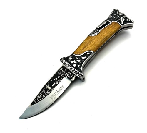 Columbia Company A-3188-C Geyik İşlemeli Bıçak