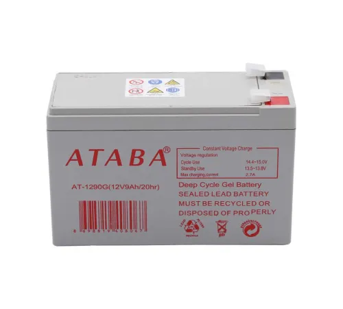 Ataba AT-1290 12V 9Ah Jel Akü