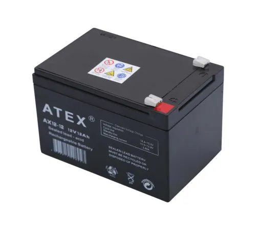 Atex AX12-12 12V 12Ah Akü