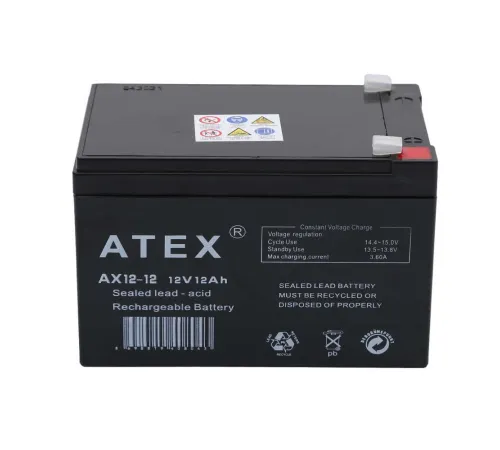 Atex AX12-12 12V 12Ah Akü