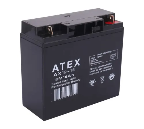 Atex AX12-18 12V 18Ah Akü