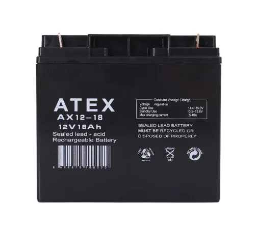 Atex AX12-18 12V 18Ah Akü