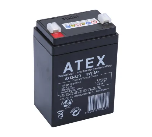 Atex AX12-2.2 12V 2.2Ah Dik Akü