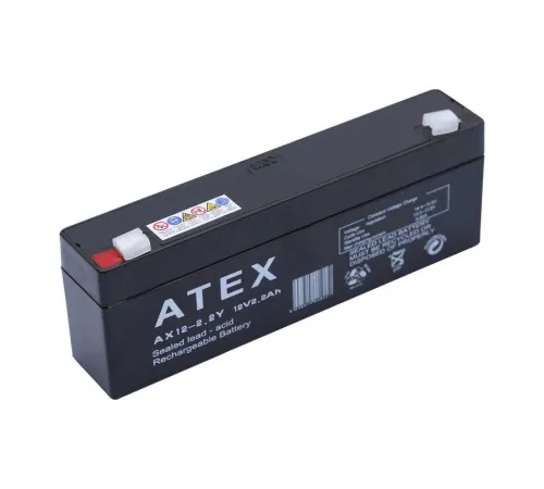 Atex AX12-2.2 12V 2.2Ah Yatay Akü