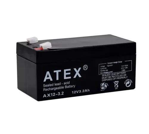 Atex AX12-3.2 12V 3.2Ah Akü