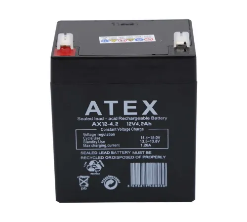 Atex AX12-4.2 12V 4.2Ah Akü
