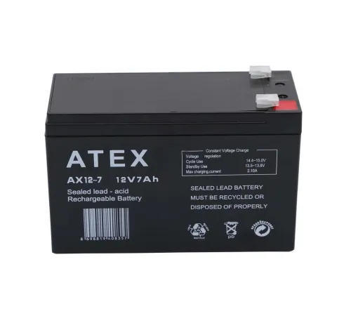 Atex AX12-7 12V 7Ah Akü