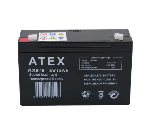 Atex AX6-12 6V 12Ah Akü