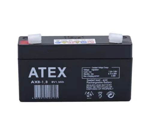 Atex AX6-1.3 6V 1.3Ah Akü