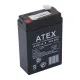Atex AX6-2.8 6V 2.8Ah Akü