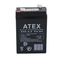 Atex AX6-2.8 6V 2.8Ah Akü
