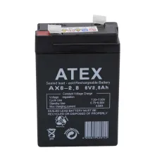 Atex AX6-2.8 6V 2.8Ah Akü