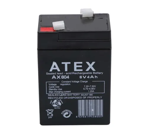 Atex AX604 6V 4Ah Akü