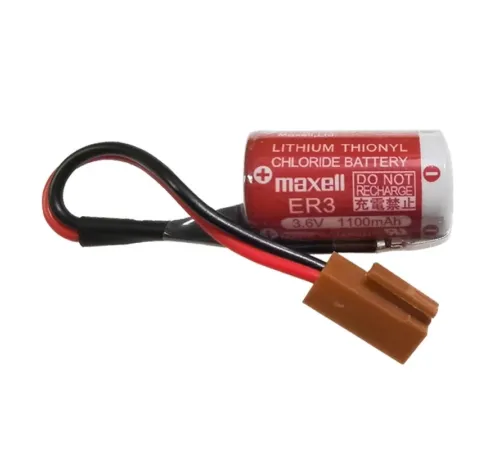 Maxell ER17/33 3.6V 2/3A Size Lithium Pil - Kahverengi Soket