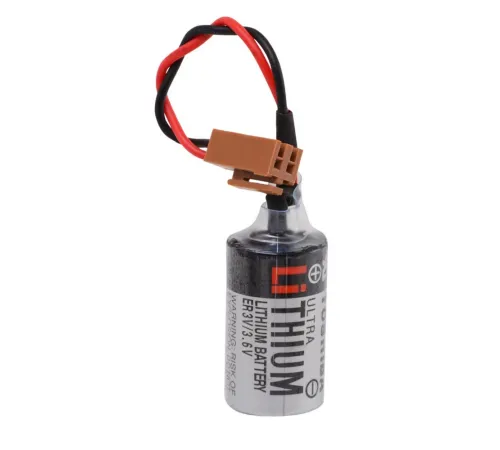 Toshiba ER3V 3.6V 1/2AA Size Lithium Pil - Kahverengi Soket
