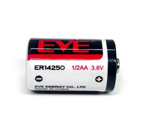 EVE ER14250 1/2AA Size 3.6V 1200 mAh Şarjsız Li-SOCl2 Lithium Pil