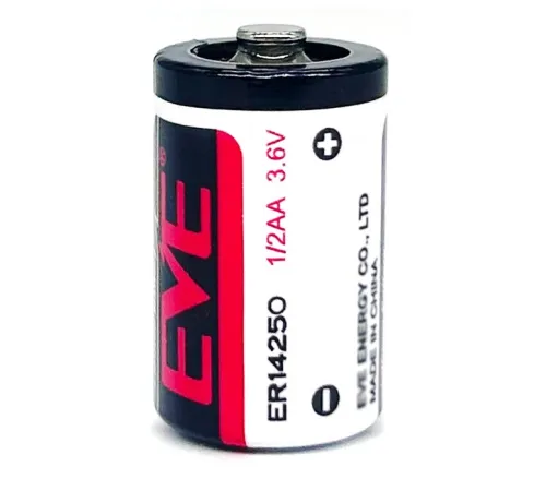 EVE ER14250 1/2AA Size 3.6V 1200 mAh Şarjsız Li-SOCl2 Lithium Pil