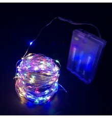 Greyder GD968 Şerit Pilli Aydınlatma 10 metre 100 Adet RGB Peri Led