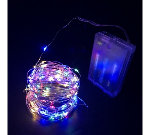 Greyder GD968 Şerit Pilli Aydınlatma 10 metre 100 Adet RGB Peri Led