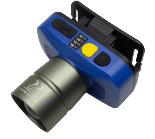 Gold Silver GS-15700 20W 2000 Lümen Sarı Beyaz Işık Zoomlu Şarj Edilebilir Kafa Feneri