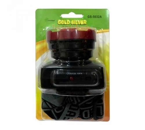 Gold Silver GS-5032A 3 Watt Power LED Şarj Edilebilir Kafa Feneri