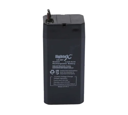 Lightex LT-407 4V 0.7Ah Işıldak Fener Aküsü