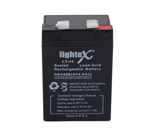 Lightex LT-44 4V 4.0Ah Işıldak Fener Aküsü