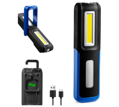Lightingx LX-028 COB LED Mıknatıslı Çalışma Lambası Tamirci Feneri