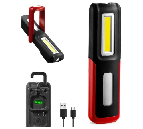 Lightingx LX-028 COB LED Mıknatıslı Çalışma Lambası Tamirci Feneri