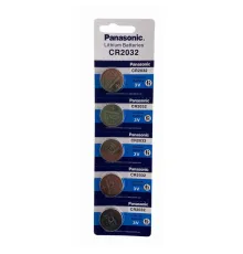 Panasonic CR2032 3V Lityum Bios Baskül Terazi Pili 5’li Kartela 5 Adet