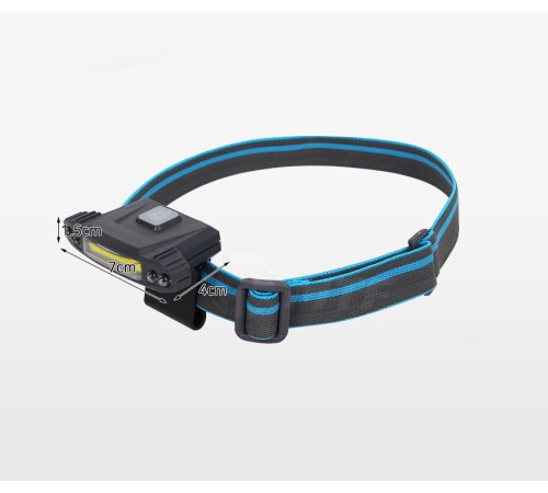 Police PS-1930 USB Şarjlı COB Led Şapka Feneri