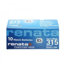 Renata 315 SR716SW 1.55V Alkalin Saat Pili 10 Adet
