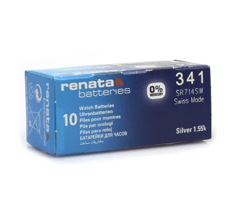 Renata 341 SR714SW 1.55V Alkalin Saat Pili 10 Adet
